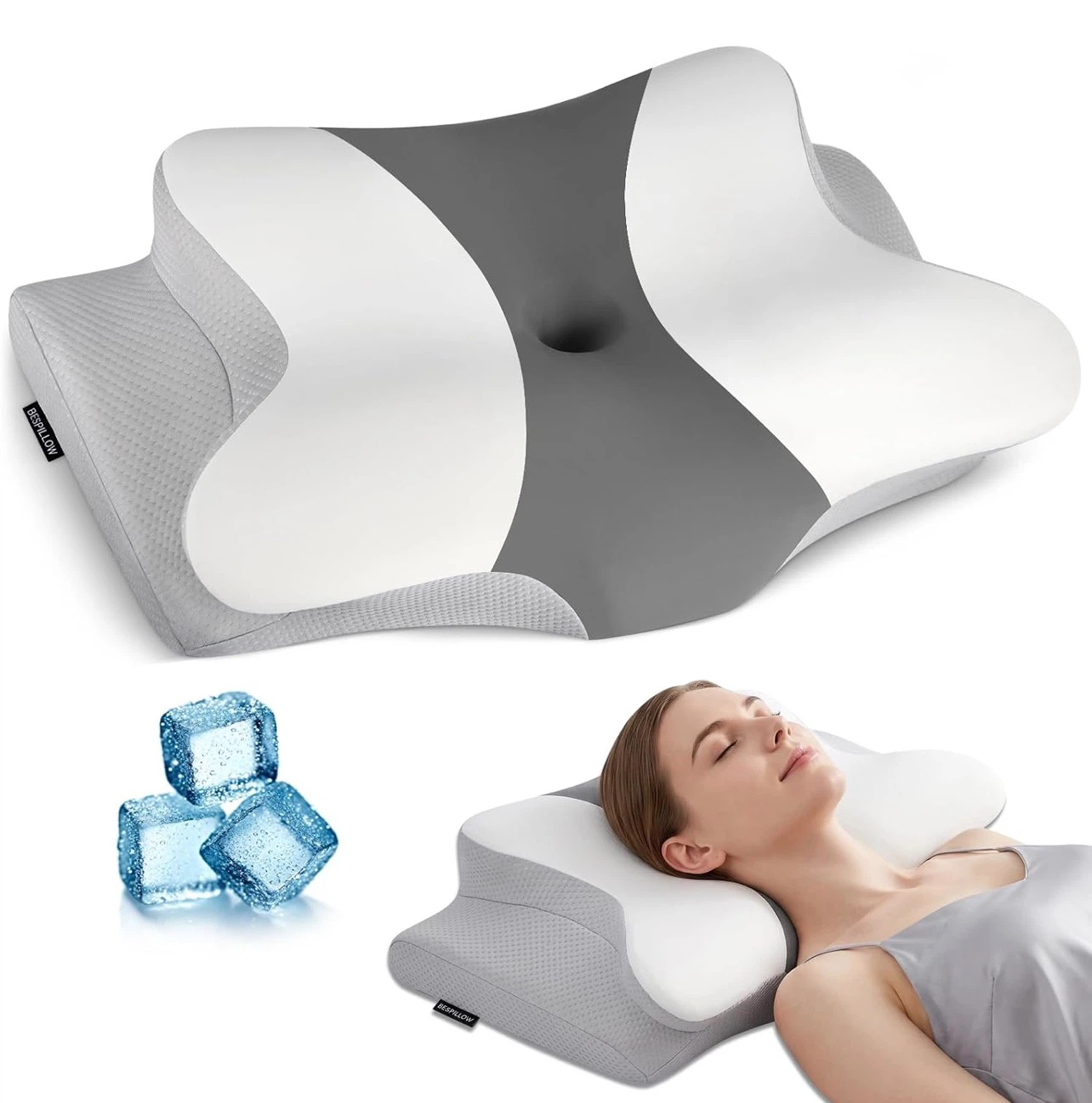 Ergonomic Cervical Memory Foam Pillow