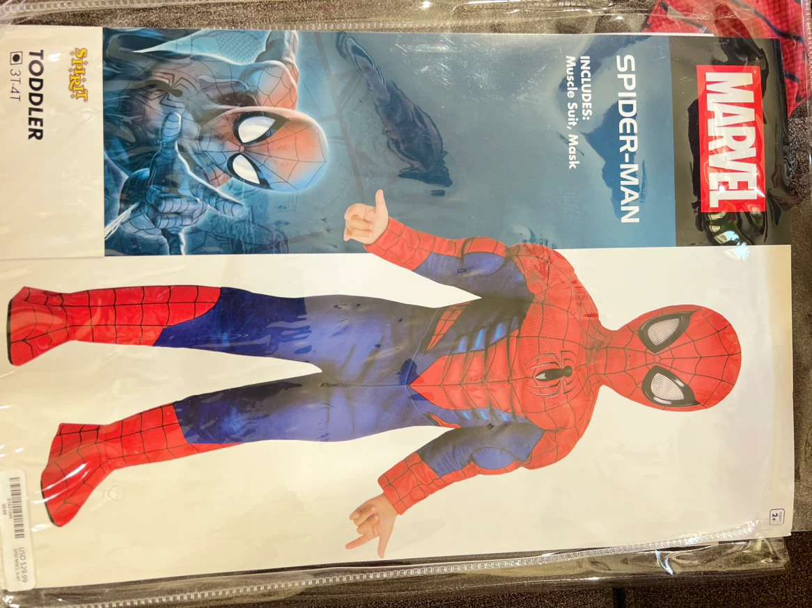 Marvel Spider-Man Muscle Costume 3T-4T - photo 5