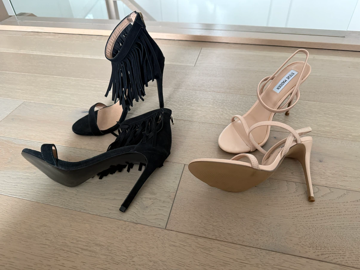 Steve Madden - NEW - womans size 8 heels - $60 each - photo 3