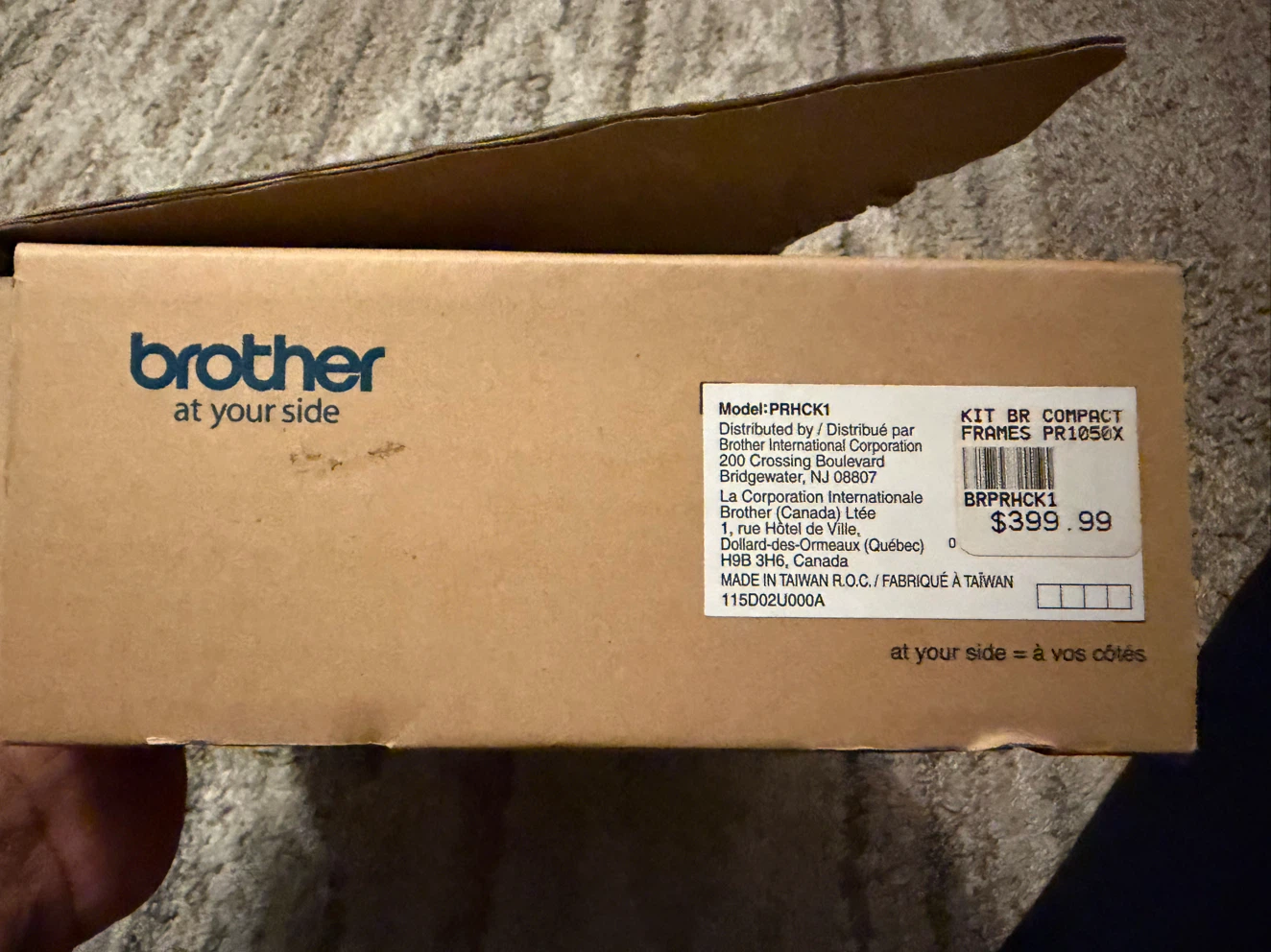 Brother Compact Frame Kit PRHCK1 - photo 3