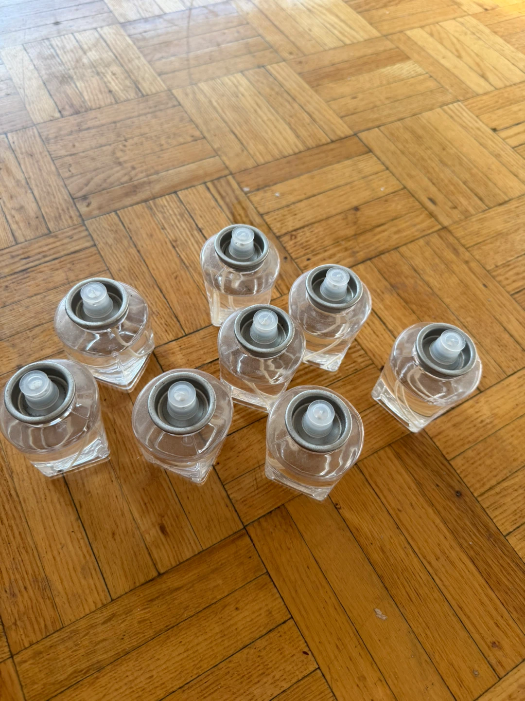 8 Glass Oil Lamp Reservoirs - photo 2