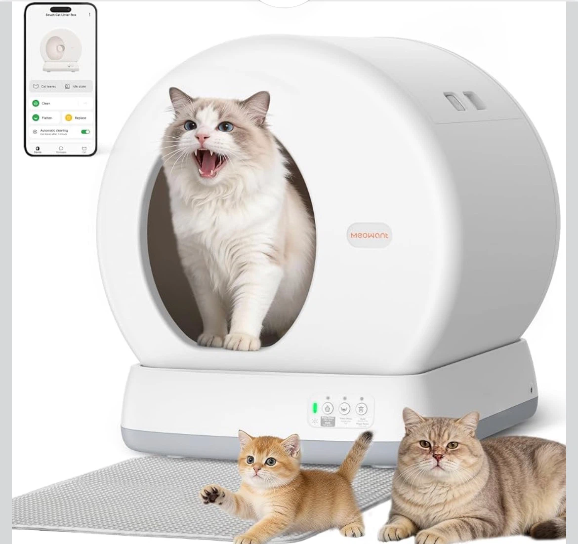 Meowant Self-Cleaning Cat Litter Box - photo 2