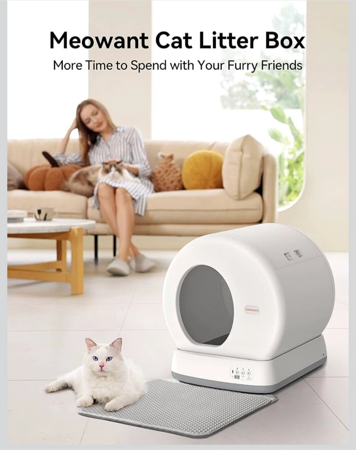 Meowant Self-Cleaning Cat Litter Box - photo 3