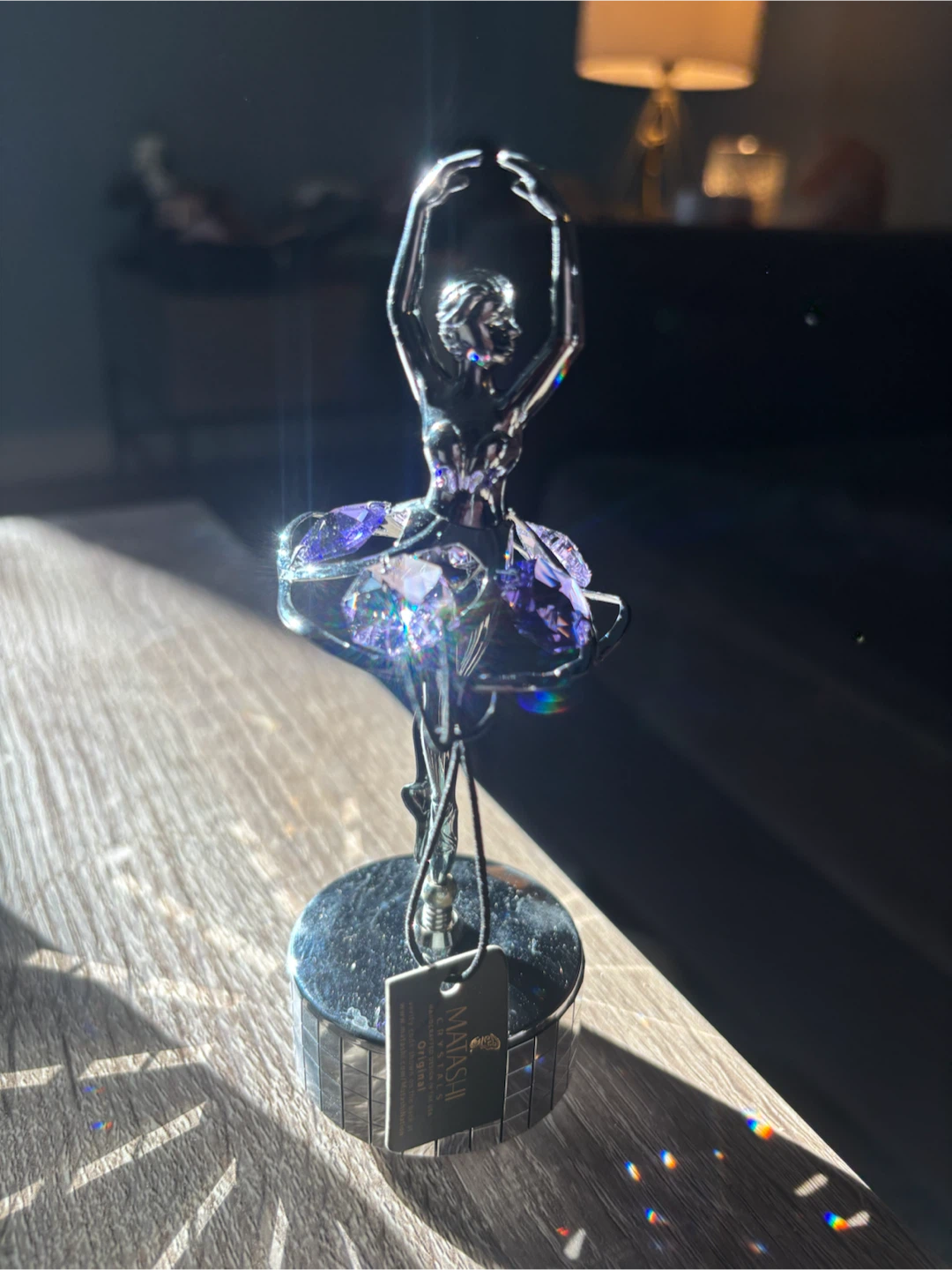 Matashi Crystals Ballerina Figurine