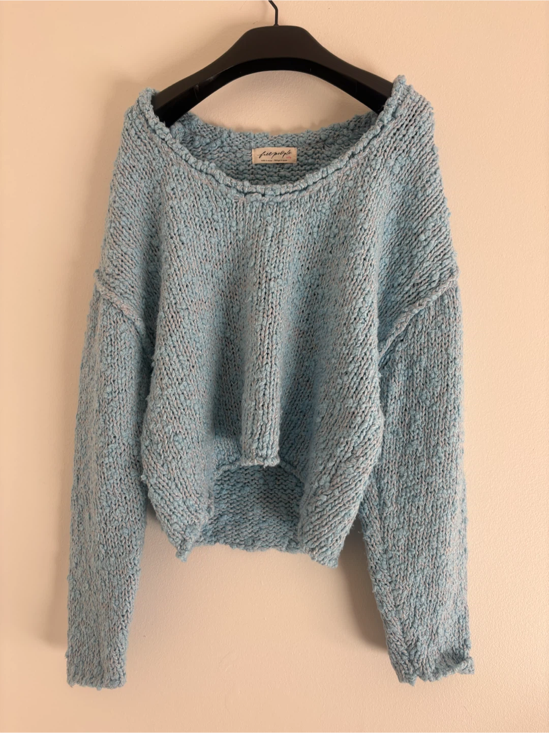 Free People:Light Blue Knit Sweater - XS - photo 4