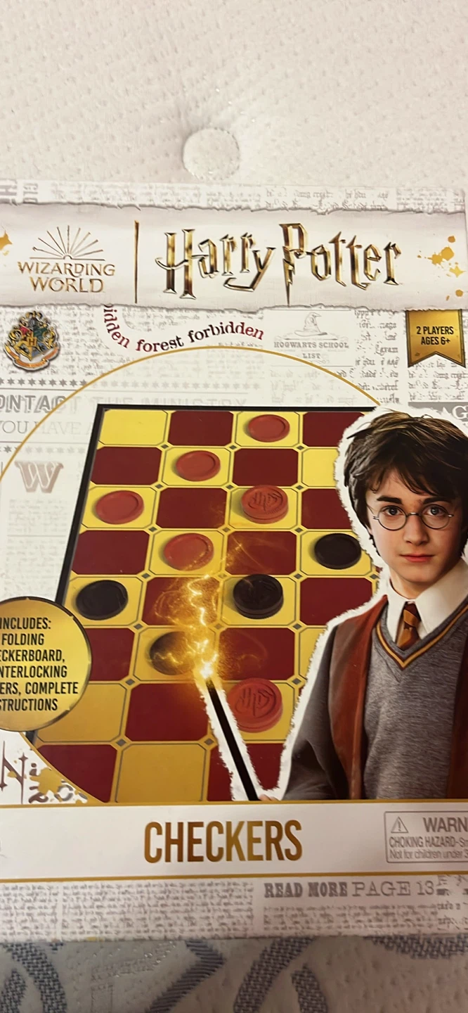 Harry Potter Wizarding World Checkers Game