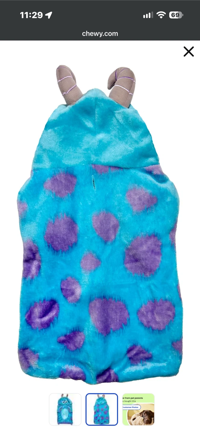 Disney Pixar Sulley Pet Costume - photo 2