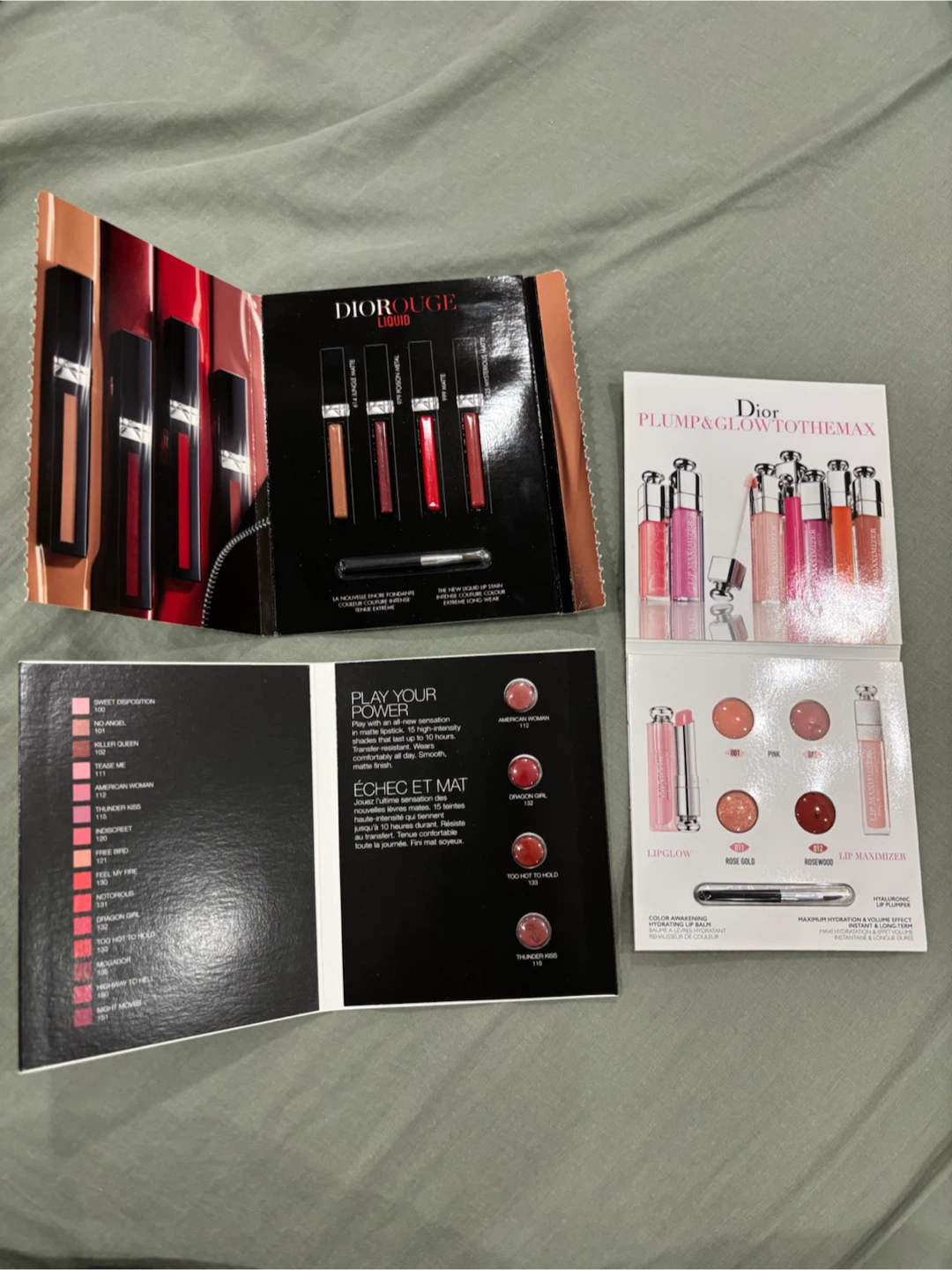 Dior and NARS Lipstick Sample Sets - photo 2