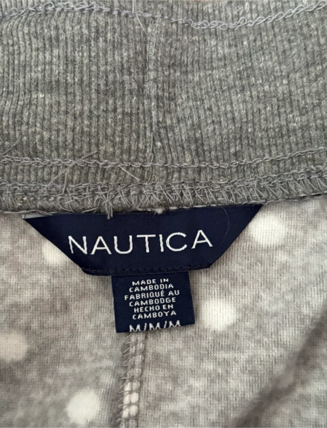 Nautica Grey Polka Dot Loungewear Pants - photo 2