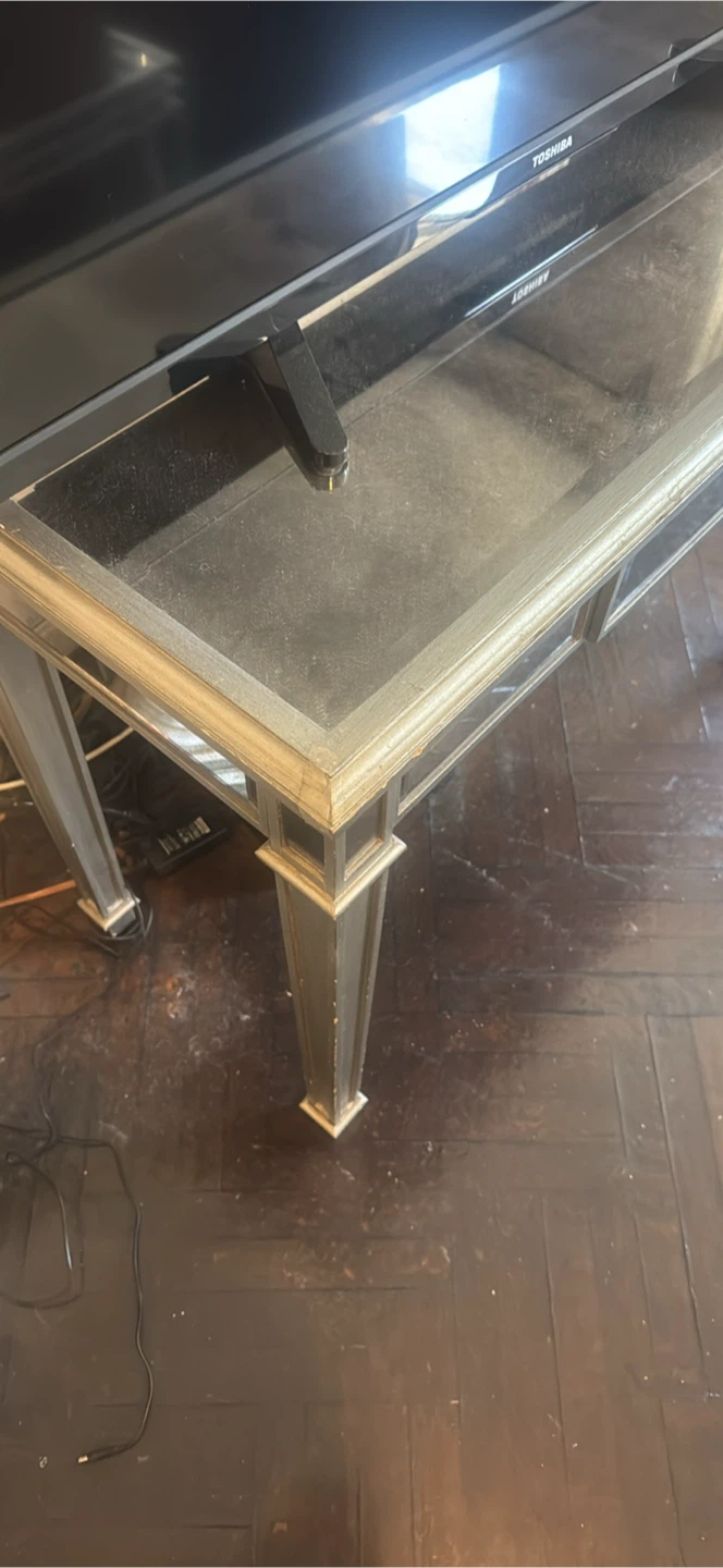 Mirrored Console Table with Drawer - photo 2