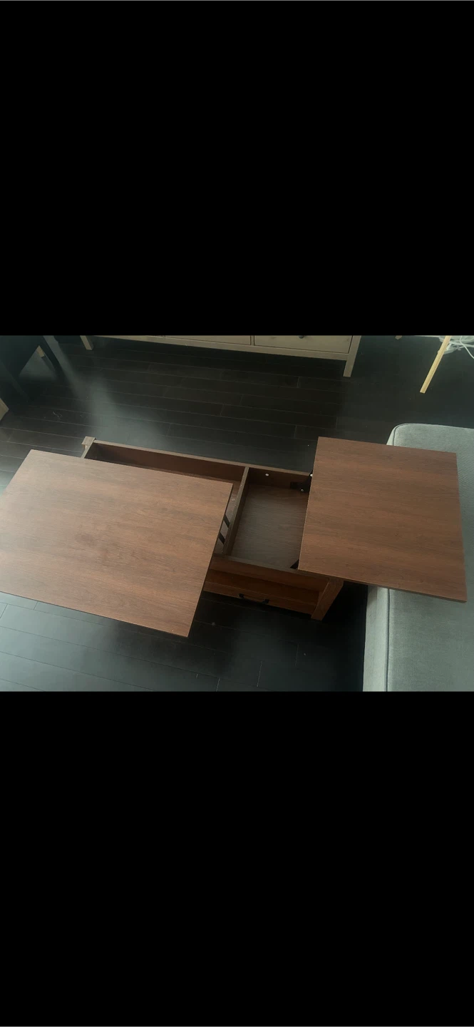 Lift-Top Coffee Table with Storage - photo 3