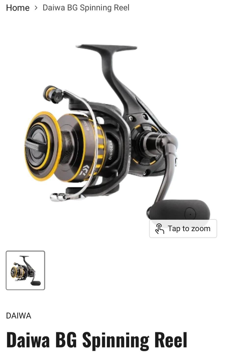 Daiwa BG5000 Spinning Reel - photo 2