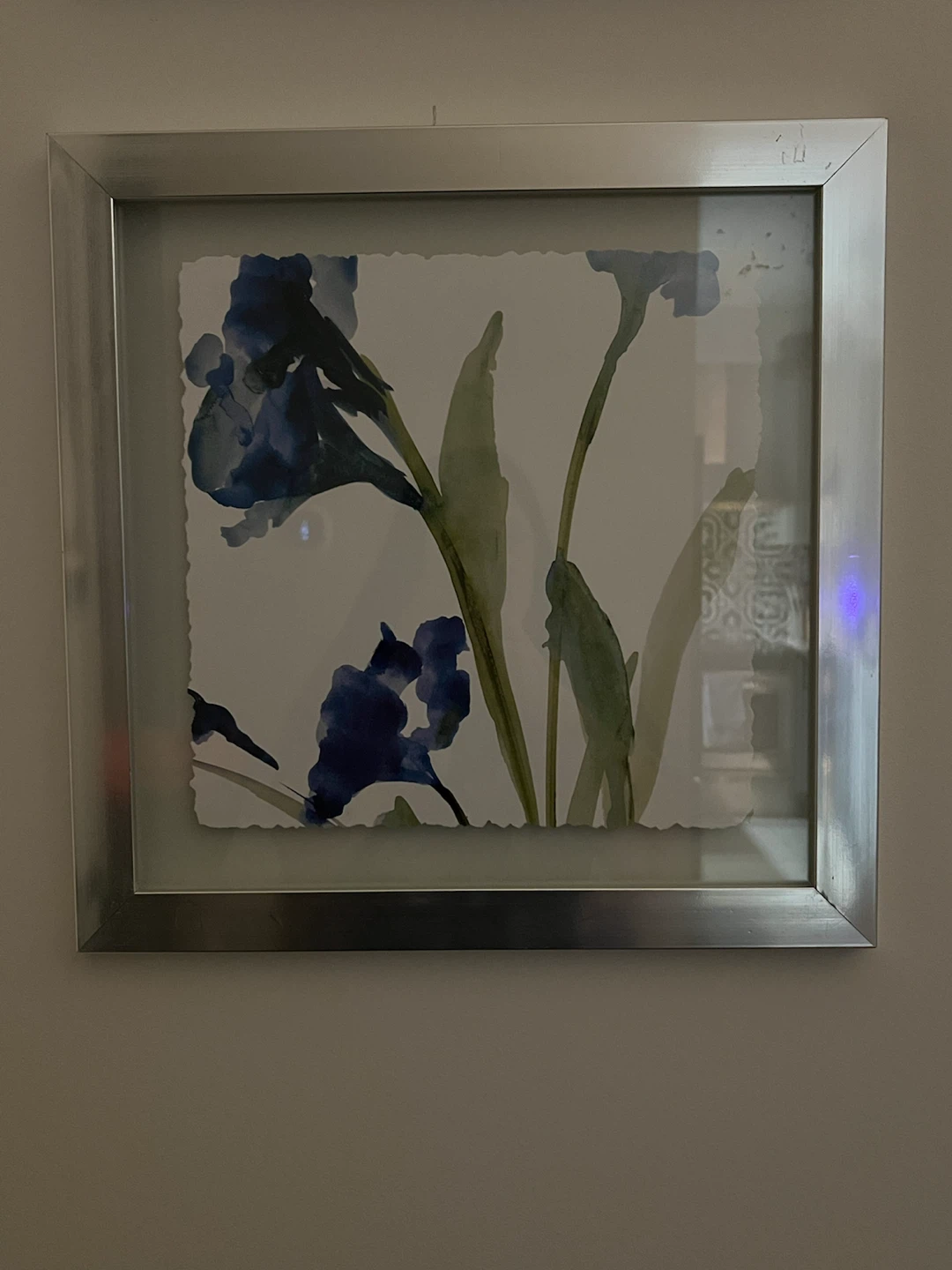 Framed Floral Watercolor Art Print