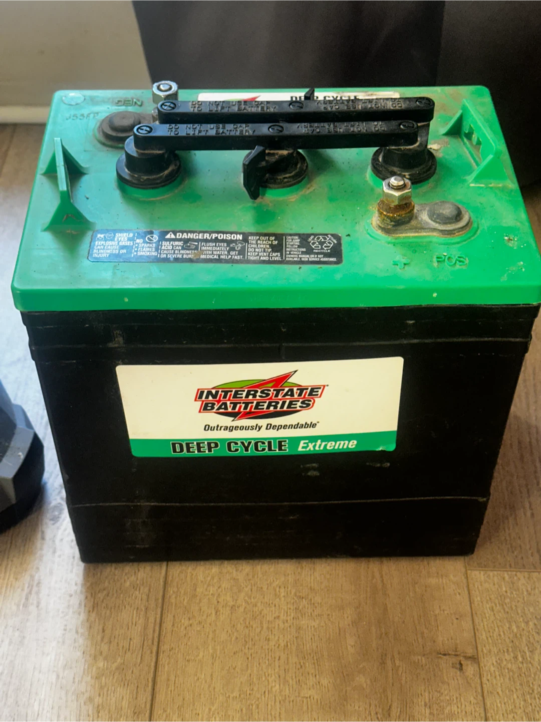 Tested & Charged Interstate 6-Volt GC2 Battery