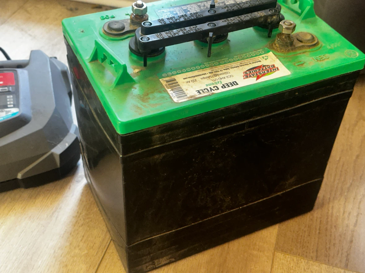 Tested & Charged Interstate 6-Volt GC2 Battery - photo 3