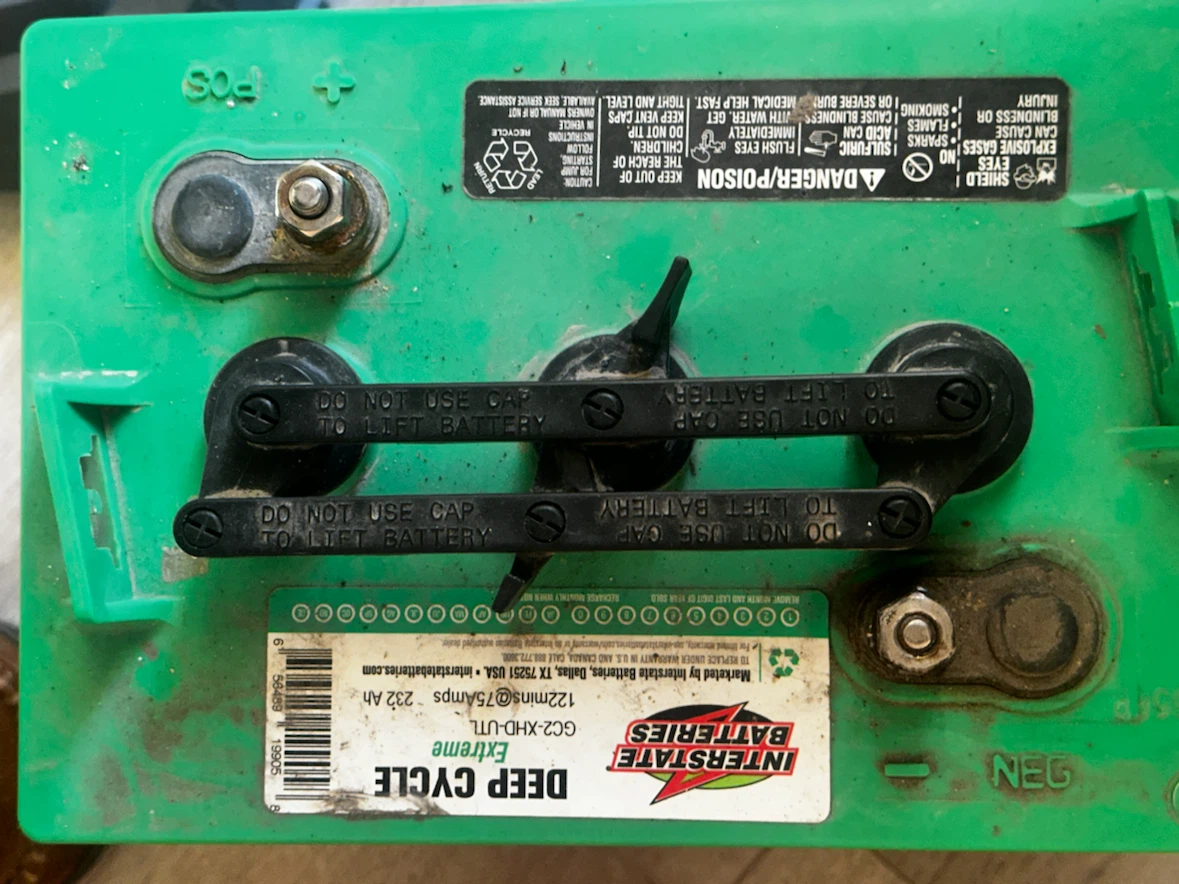 Tested & Charged Interstate 6-Volt GC2 Battery - photo 4
