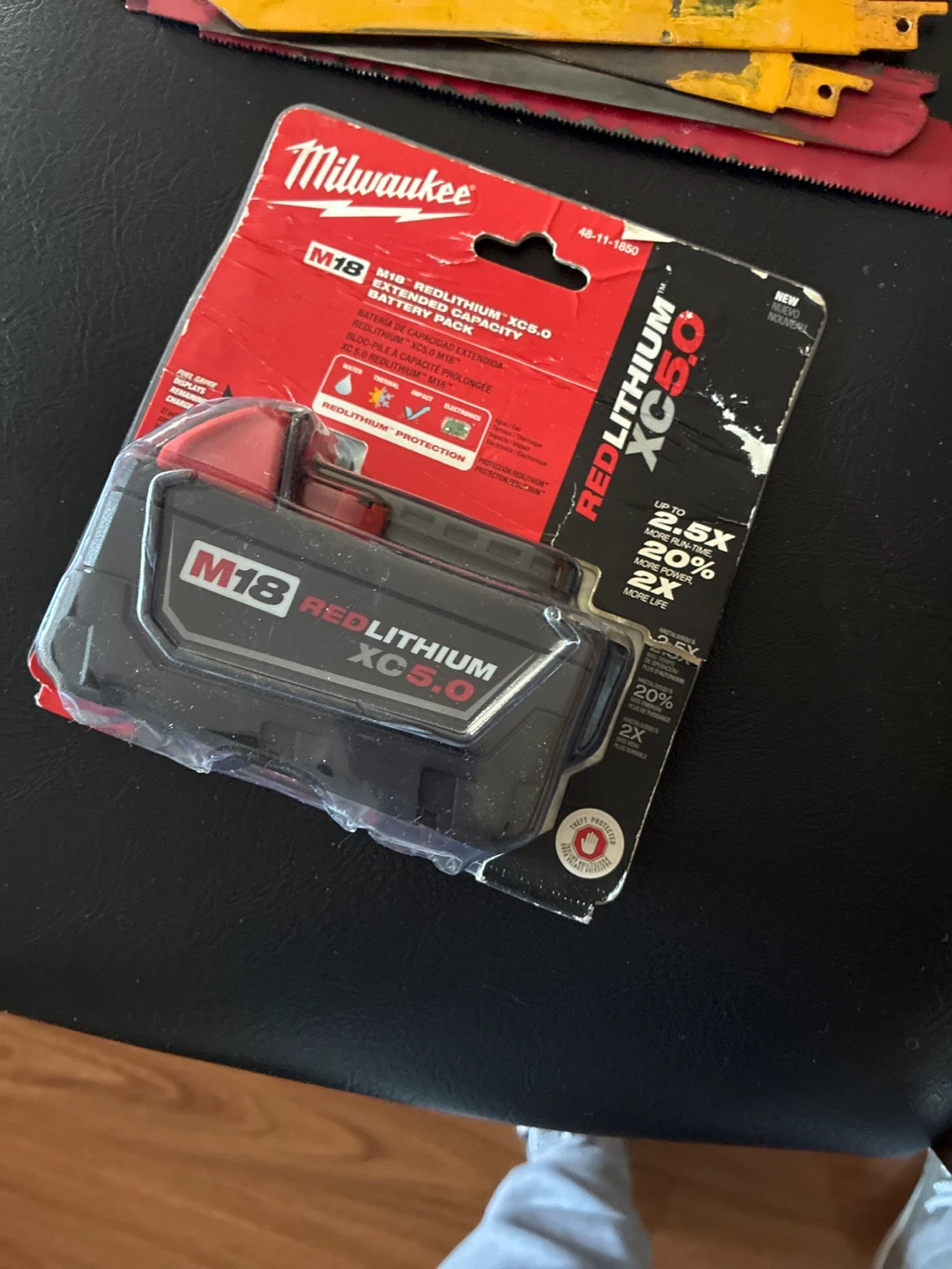 Milwaukee - Red lithium 5.0 battery bran new in package