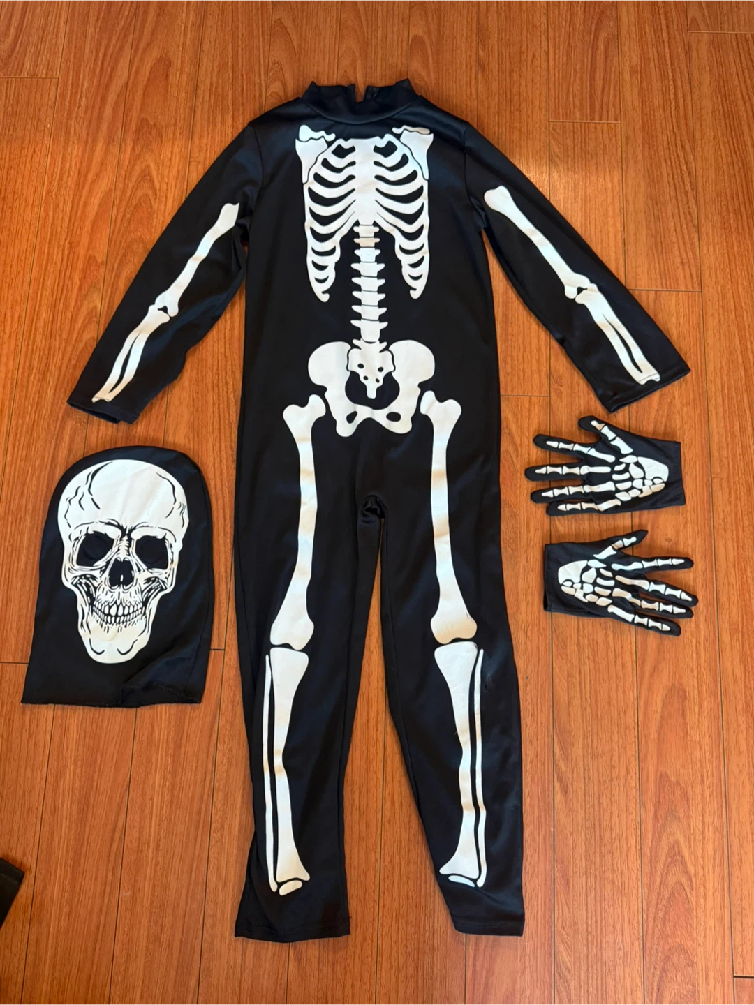 LAST-MINUTE COSTUME ☠️ Kids Skeleton Costume 💀Ages 6-8