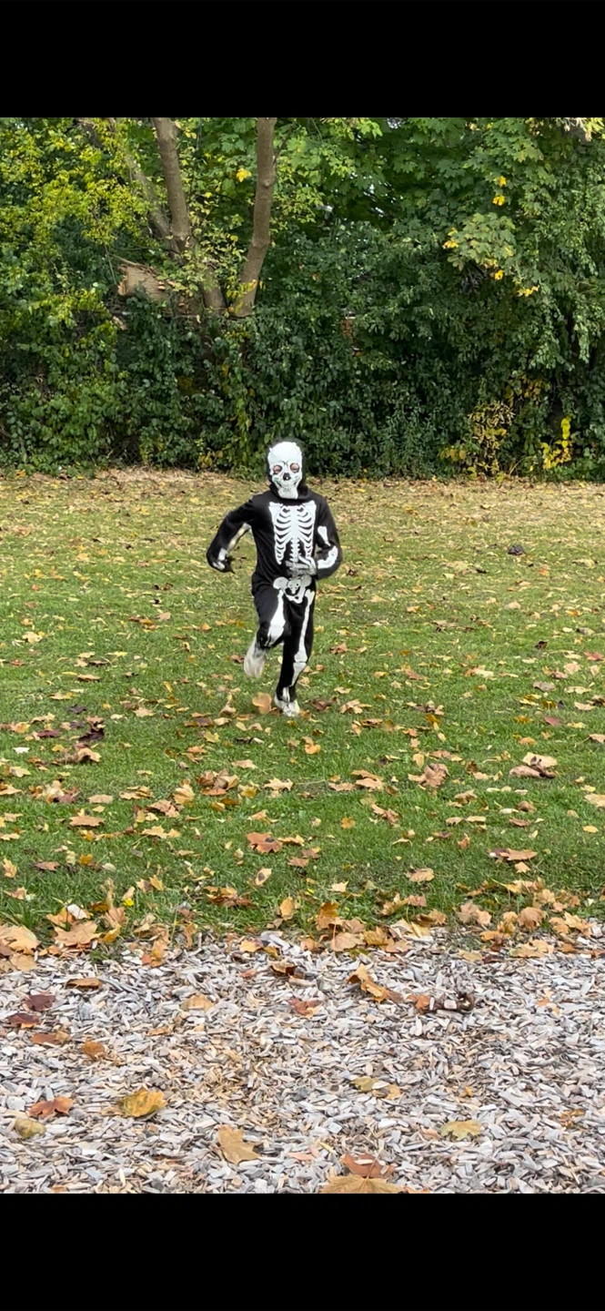 LAST-MINUTE COSTUME ☠️ Kids Skeleton Costume 💀Ages 6-8 - photo 2