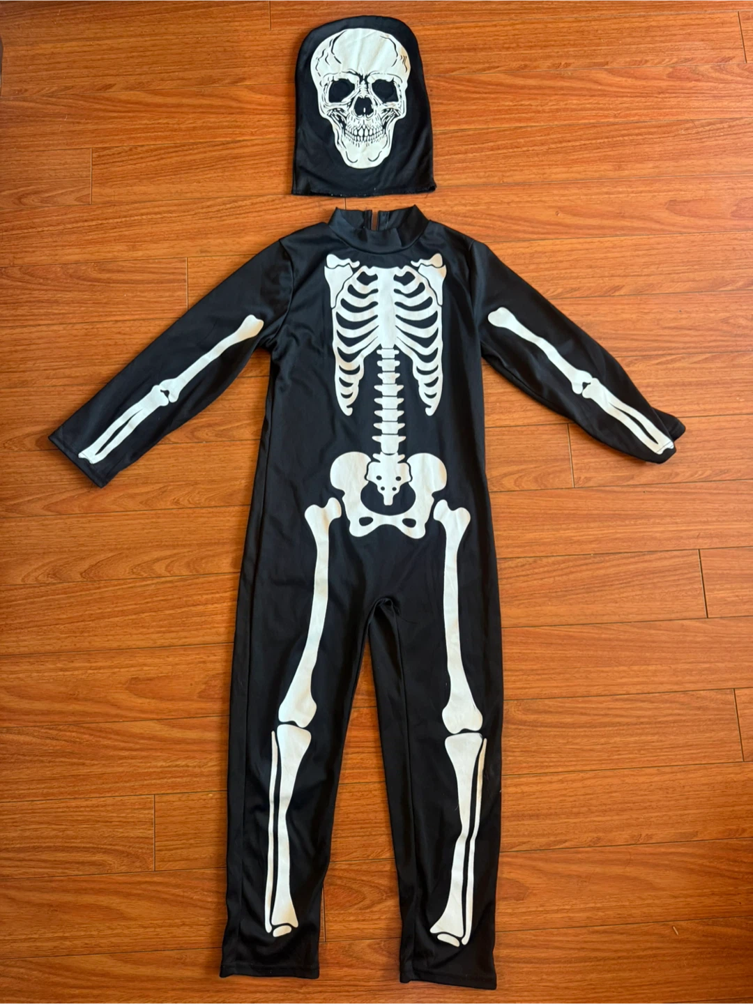 LAST-MINUTE COSTUME ☠️ Kids Skeleton Costume 💀Ages 6-8 - photo 3