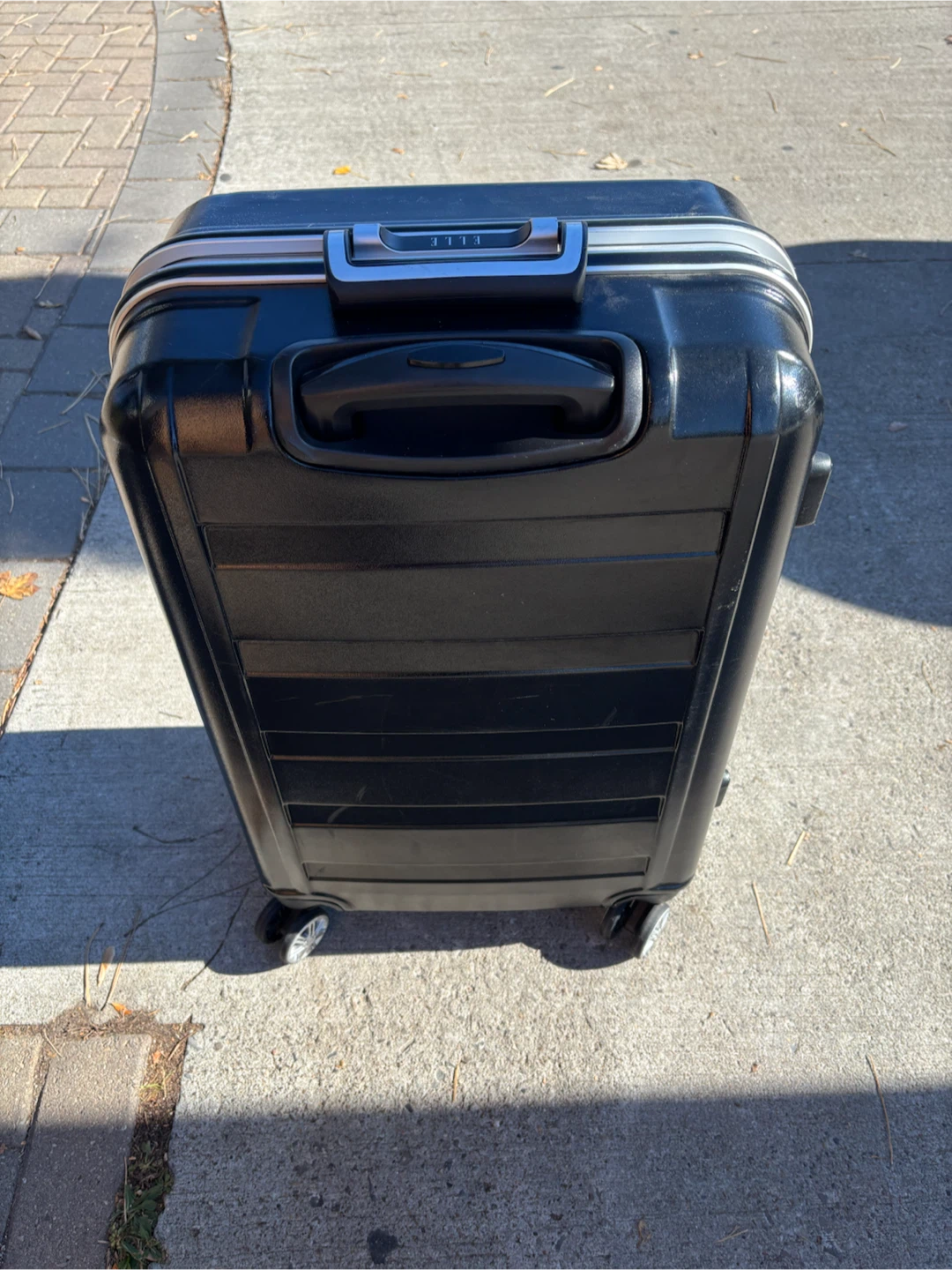 Medium Elle Black Hardside Carry-On Luggage - photo 5