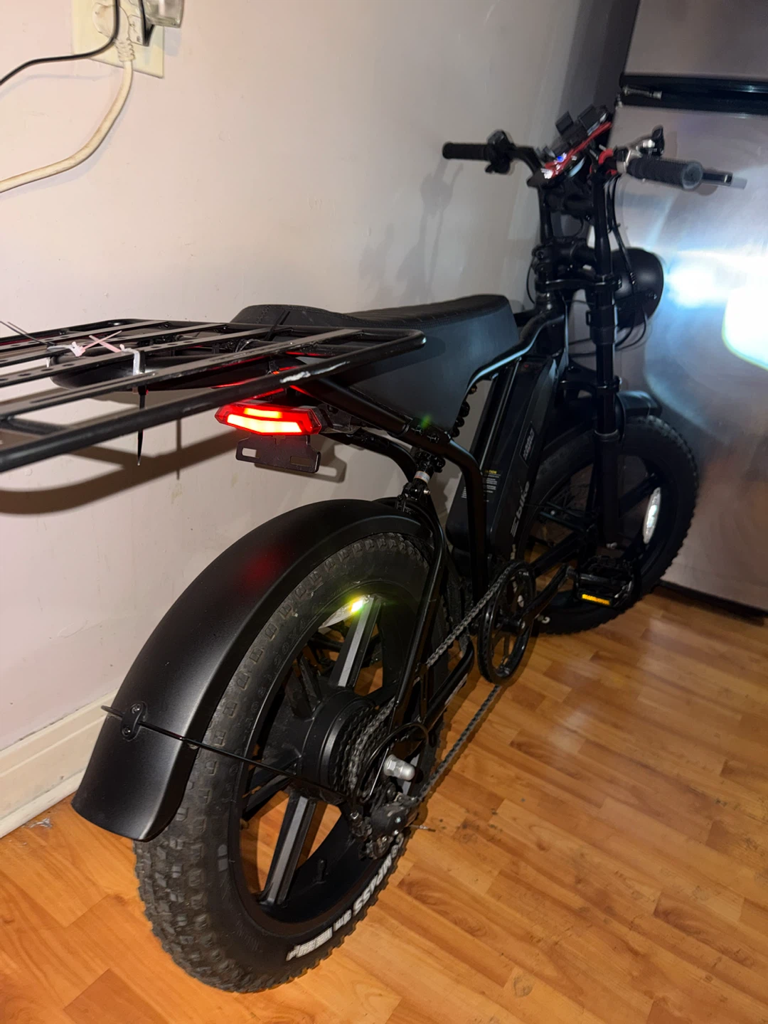 Black Electric Bike