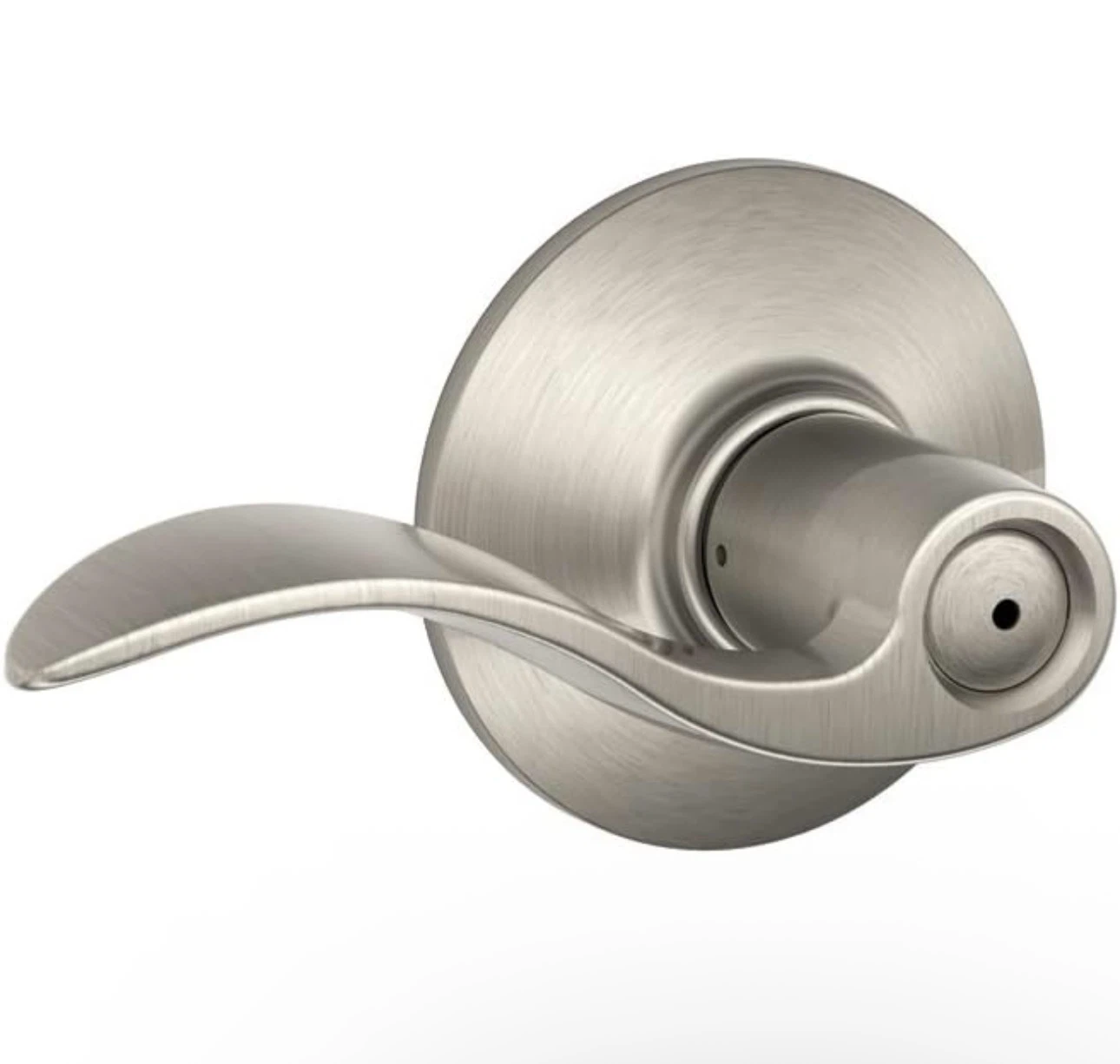 SCHLAGE F40 ACC 619 ACCENT DOOR LEVER SATIN NICKEL