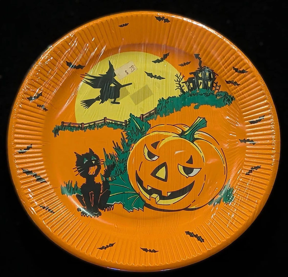 Vintage Halloween Paper Plates