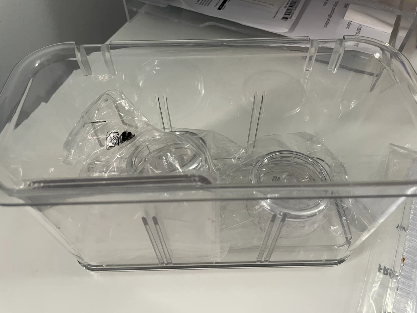 Clear Acrylic Storage Bin - photo 3