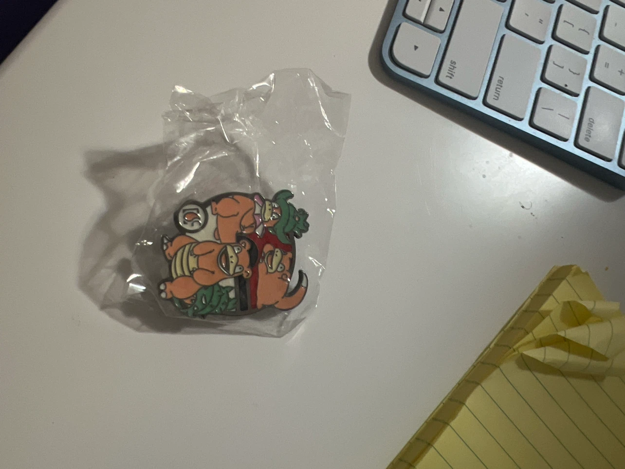 Pokemon Slowpoke Family Enamel Pin