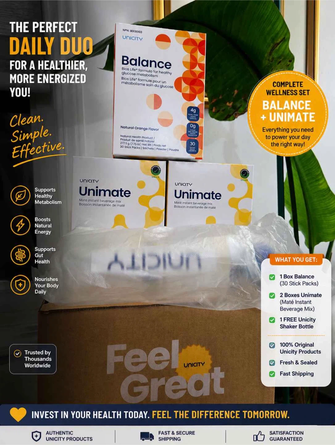 Unicity Balance and Unimate Wellness Set - photo 3