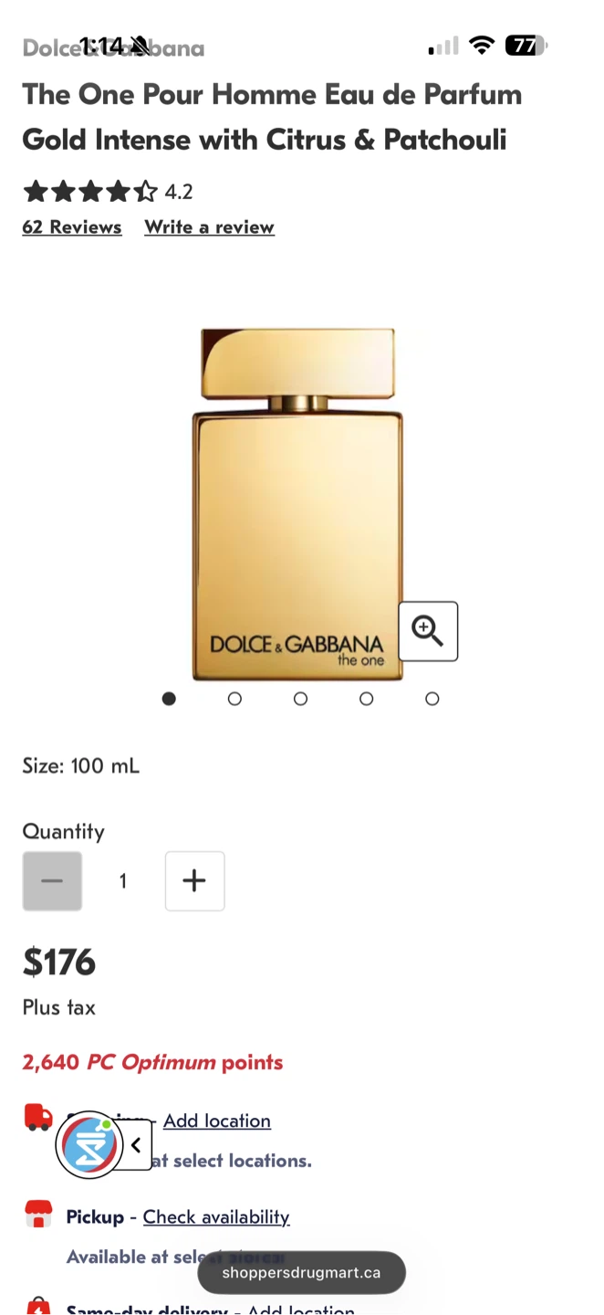 Dolce & Gabbana The One Gold Intense 100ml - photo 2