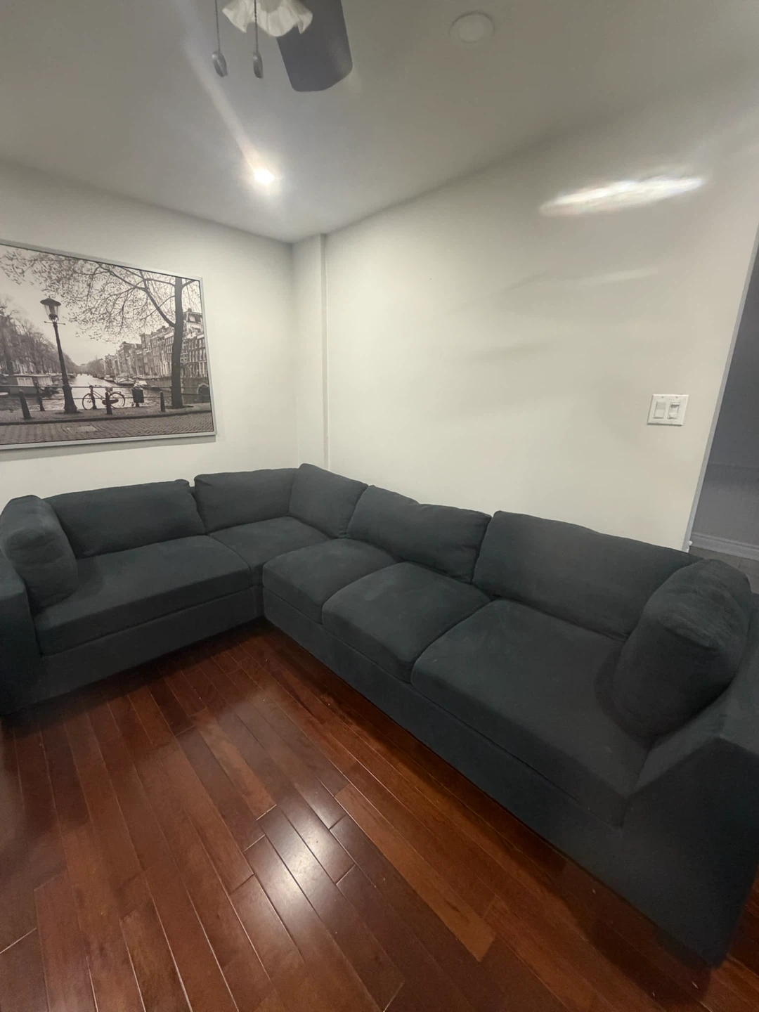 Dark Grey Sectional Sofa