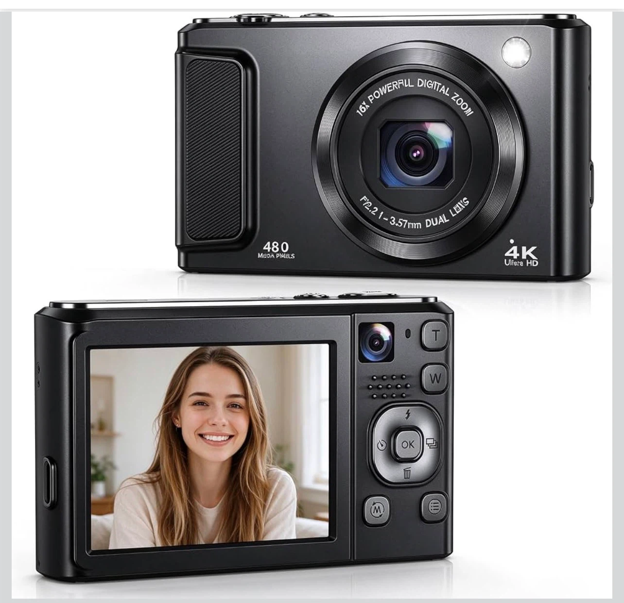 4K Vlogging Digital Camera