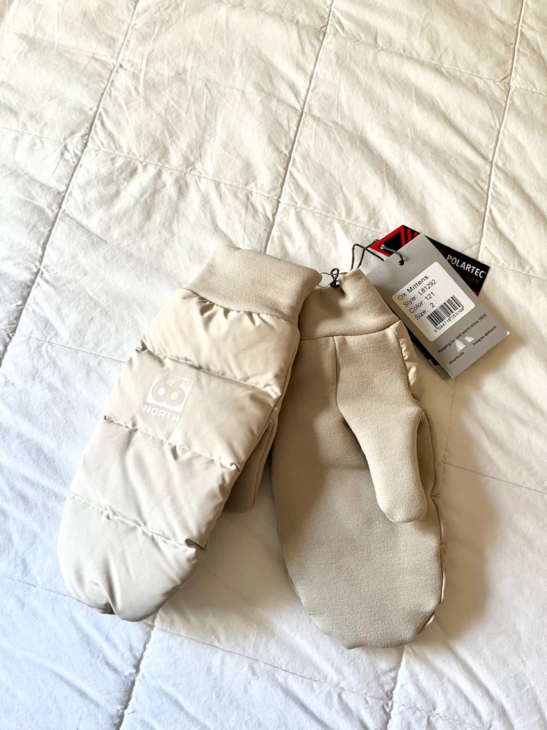 66 North Ok Mittens Size 2