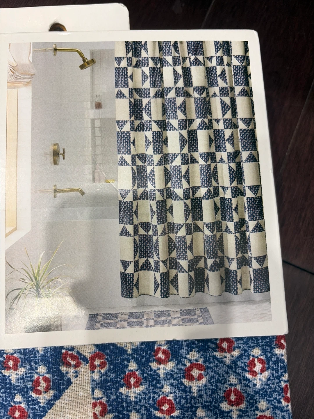 Threshold Cotton Shower Curtain - photo 3