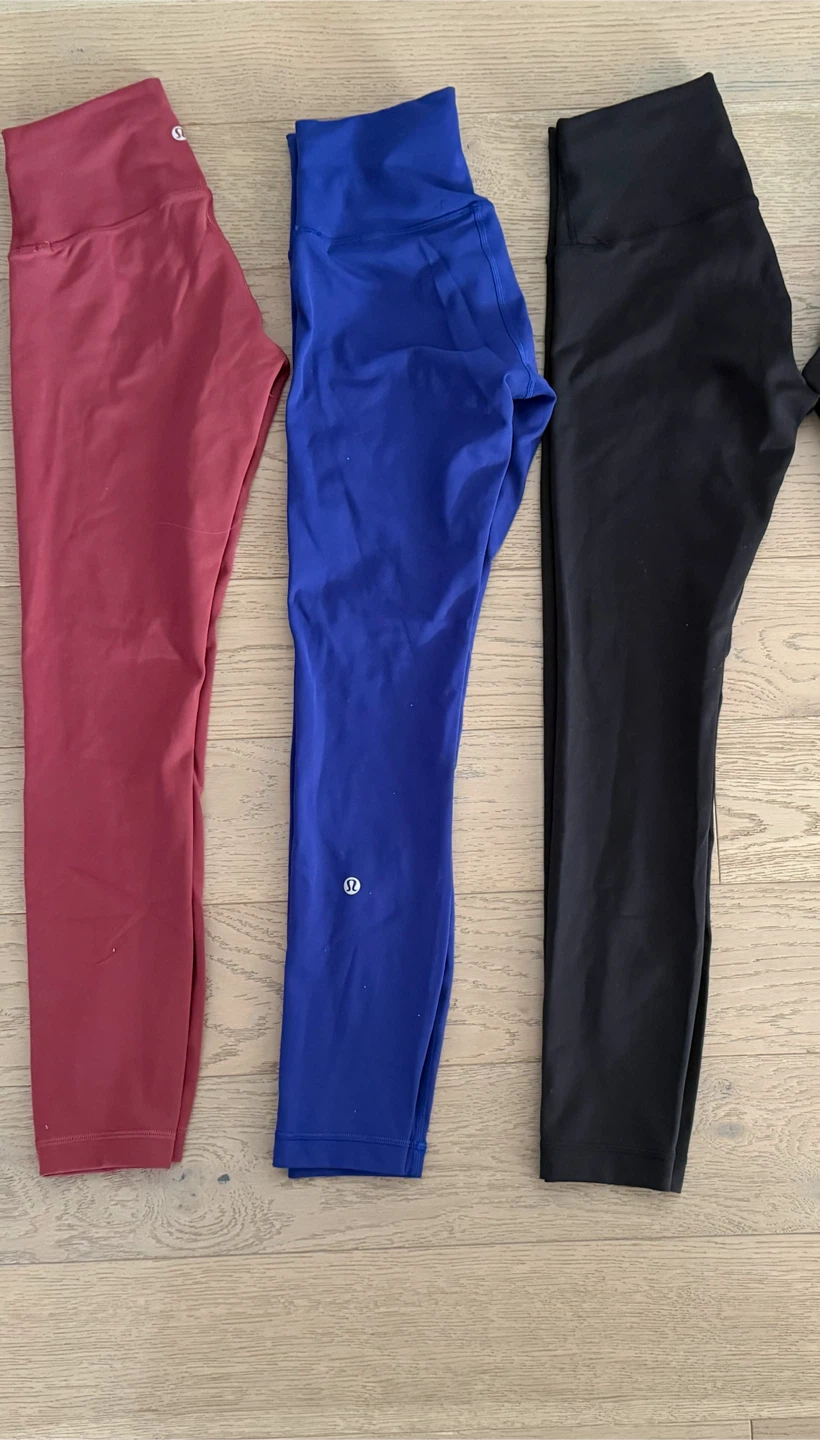 Lululemon wunder train leggings - size 4 $80 each