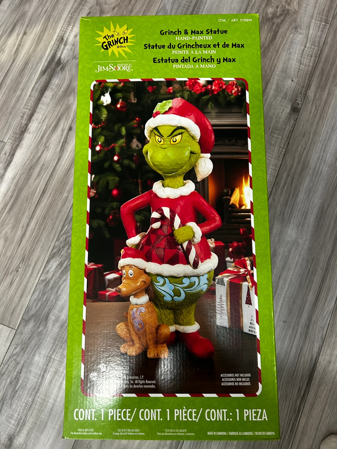 Jim Shore Grinch & Max Statue