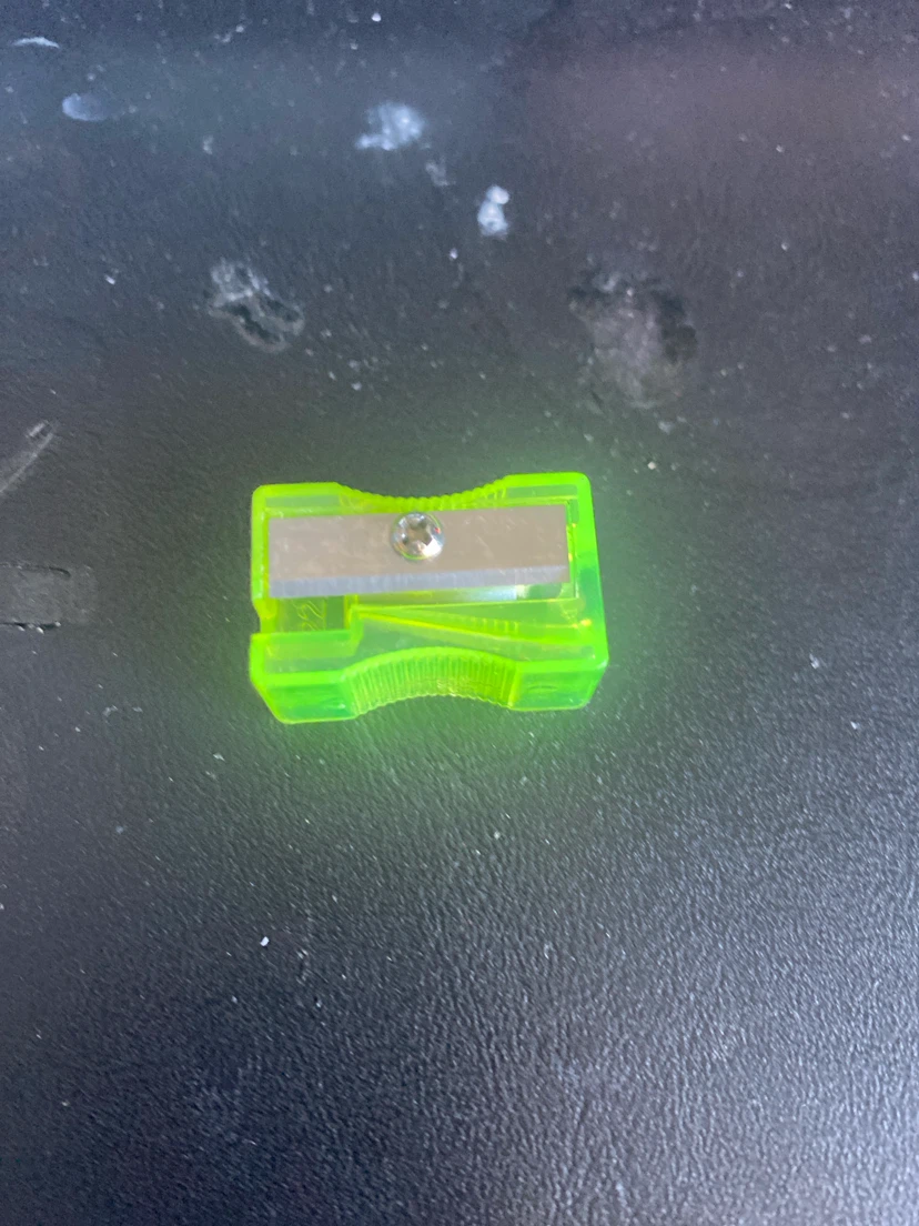 Neon Green Pencil Sharpener