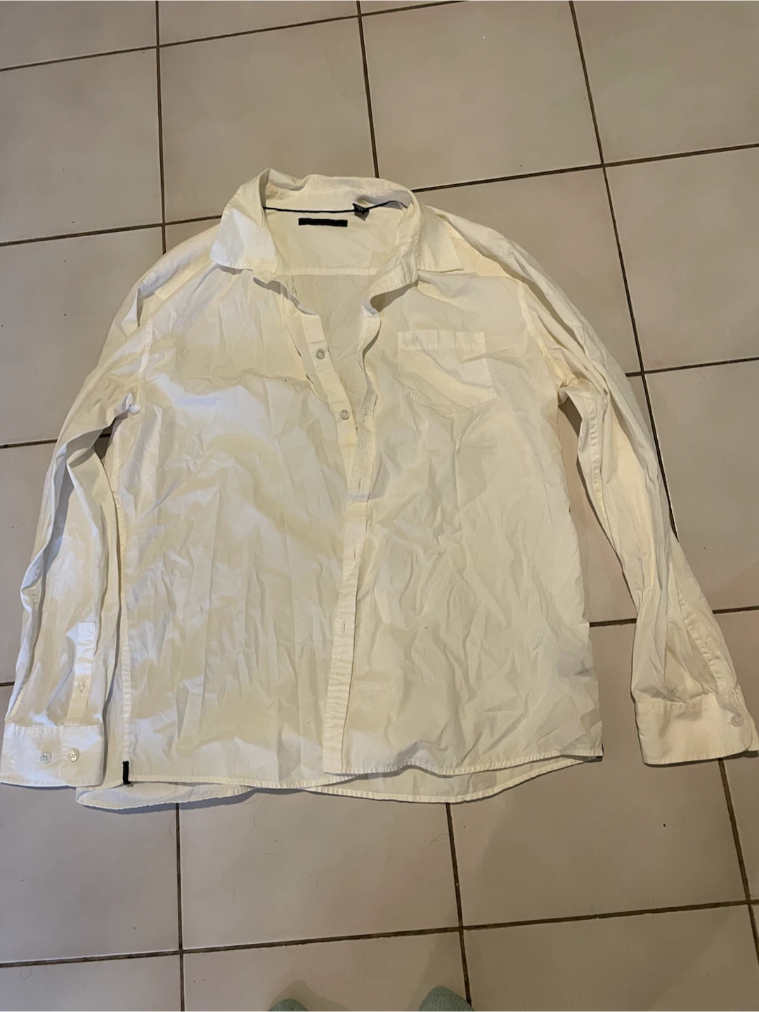 Used White Dress Shirt XXL