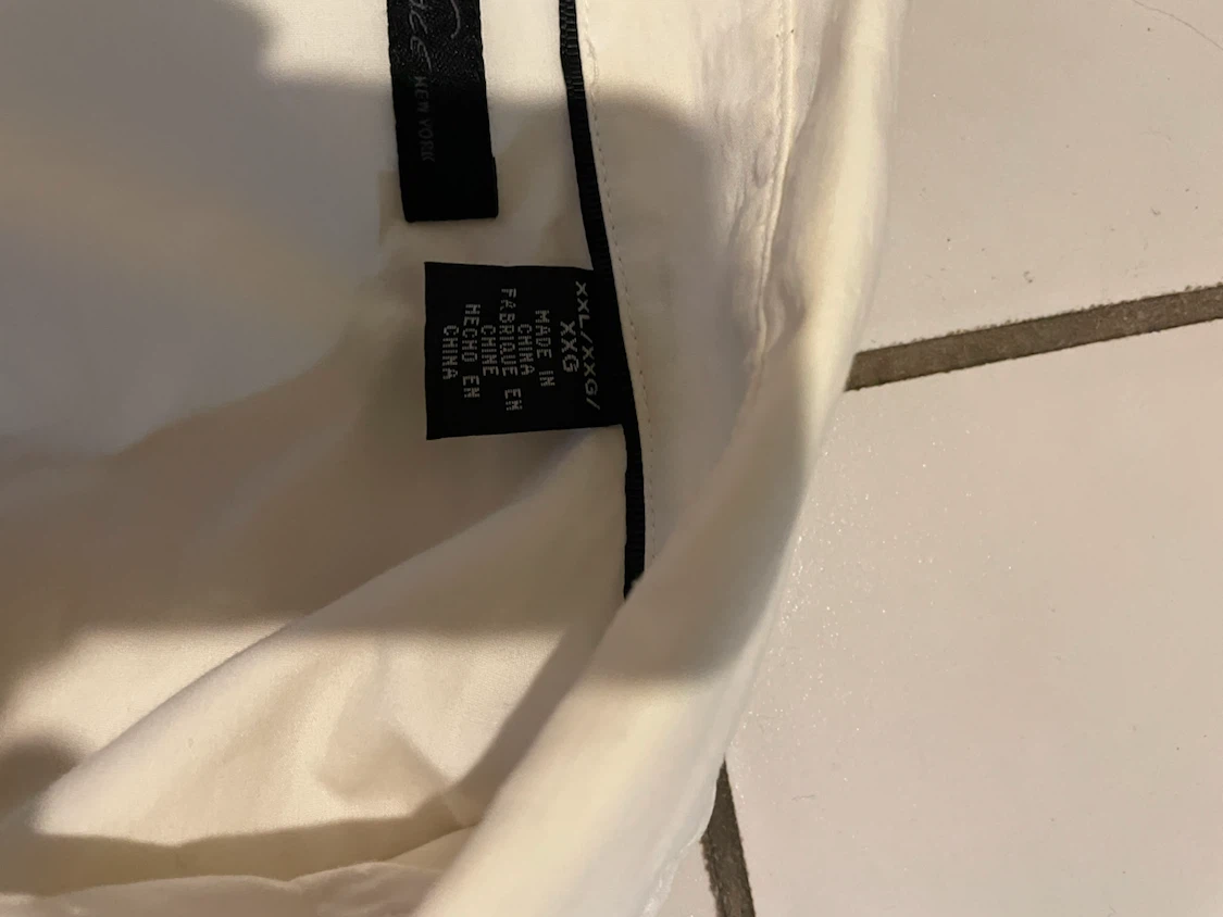 Used White Dress Shirt XXL - photo 4