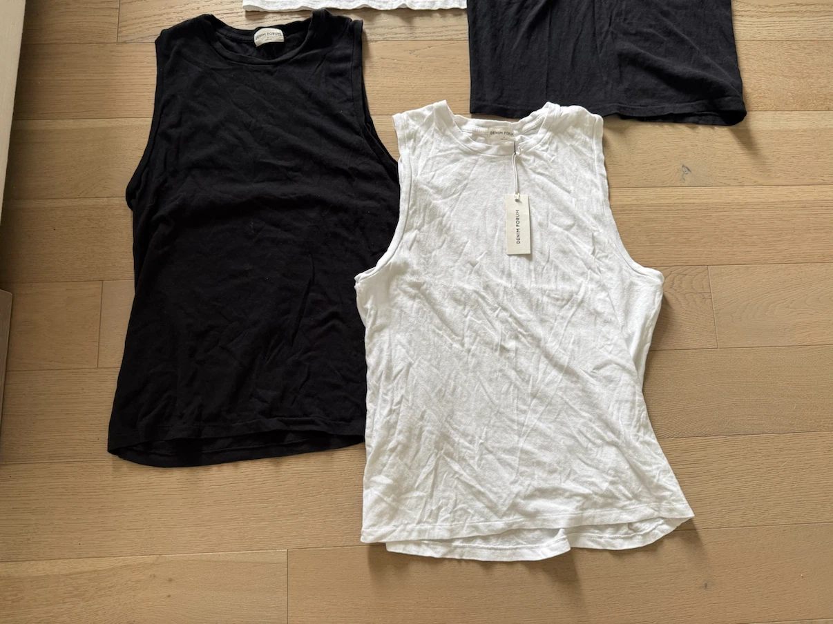 Aritzia Denim Forum woman’s size small tops bundle - photo 2