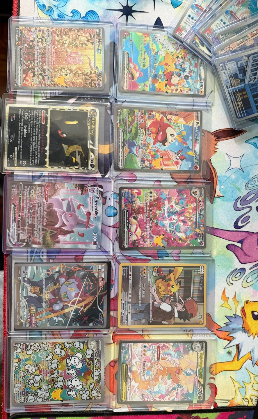 Collection of Assorted Pokemon Trading Cards