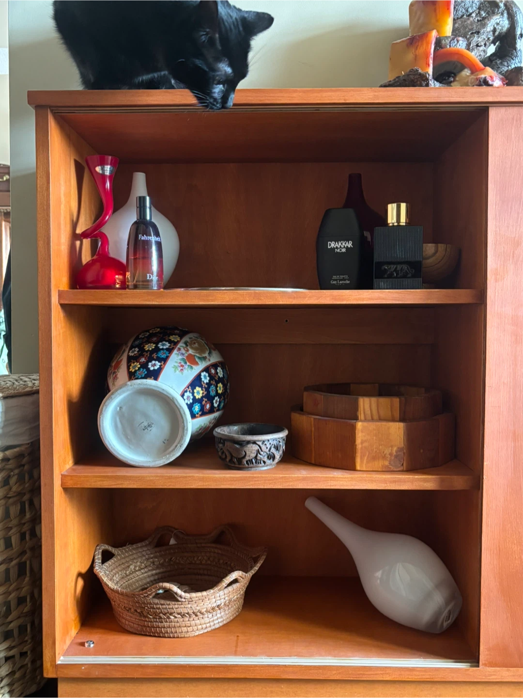 Mid-Century Sliding Door credenza  Cabinet - photo 4