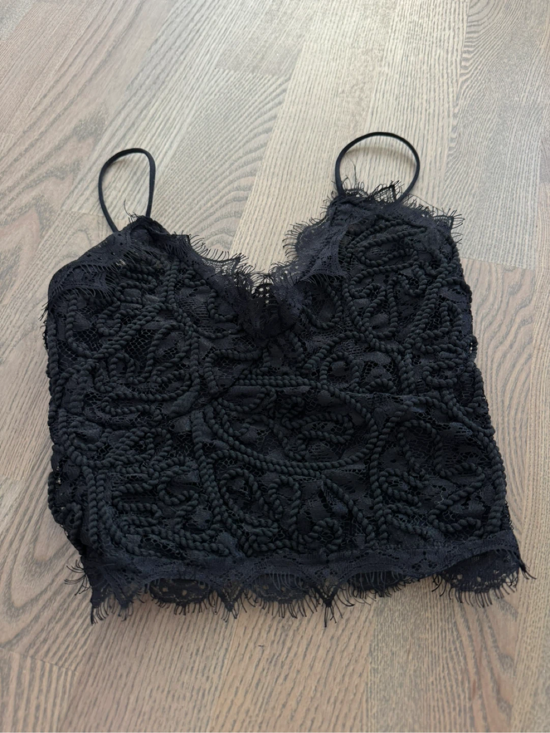 Designer’s Black Lace Camisole Top - photo 5