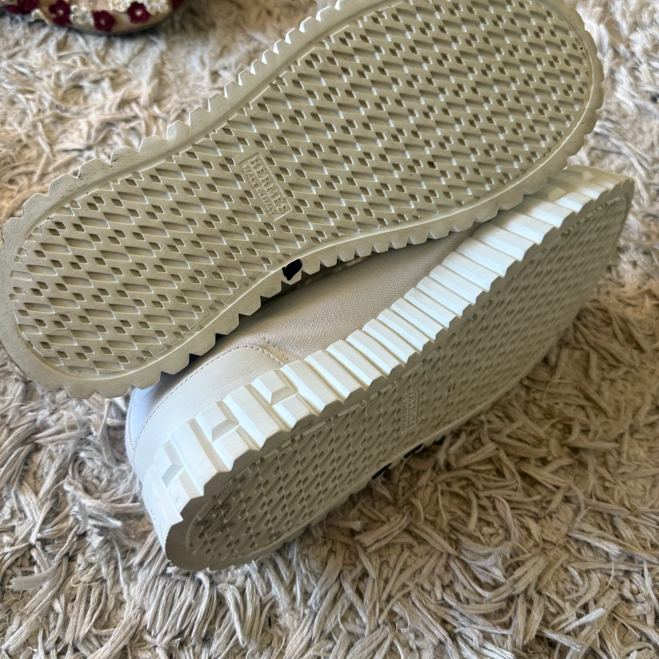 Hermès high-top sneakers in white size 39.5 - photo 5