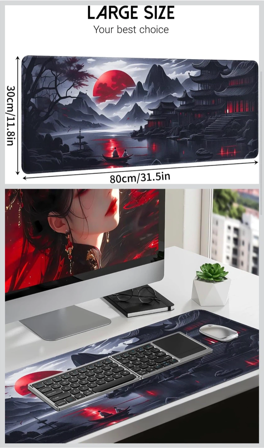 Large Japanese Landscape Desk Mouse Pad - photo 2