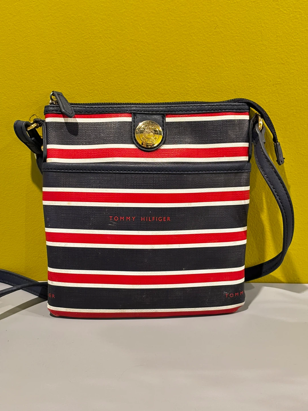 Tommy Hilfiger Striped Crossbody Bag
