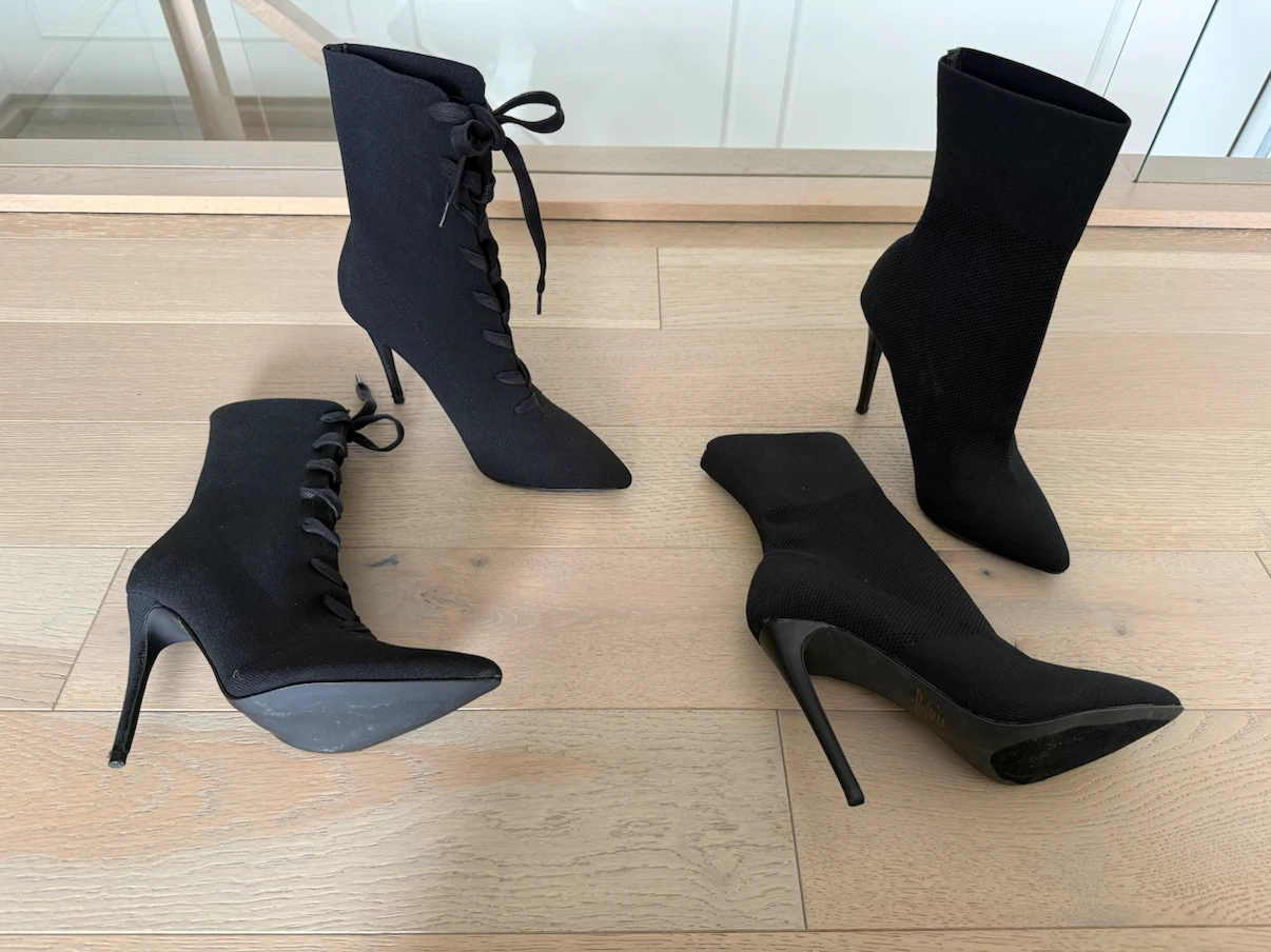 Steve Madden - new woman’s size 8 stretchy sock boots - photo 2