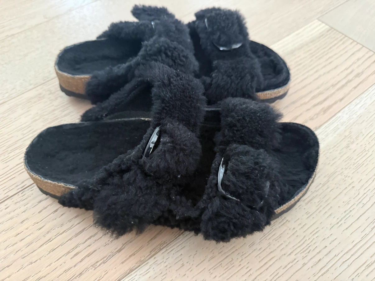 Birkenstock Teddy Arizona sandals - euro size 39 size 8